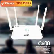 C600 WiFi6 Router –High-Speed Modem | Unlimited Internet | Supports All Telcos UPGRADED from C300 | 