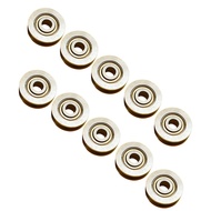10PCS V623ZZ Groove Round Bottom Track Pulley Bearing Sliding Rollers Bearing