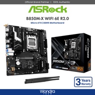 [FAST SHIP] ASRock B850M-X WIFI 6E R2.0 | Micro ATX | DDR5 Motherboard (ASR-90-MXBSH0-A0UAYZ)