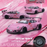 ModelModel 1/64 RWB993 Gold&Hooters Matte Pink98汽车模型