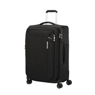SAMSONITE  กระเป๋าเดินทางล้อลาก ขยายได้ (24นิ้ว) รุ่น RESPARK Softside Spinner 67/24 EXP OZONE BLACK