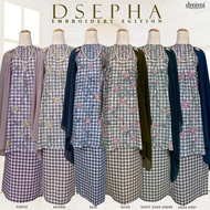 DMIMI Baju Kurung Moden DSEPHIA | High Quality Royal Japanese Embroidery | Small Size to Plus Size