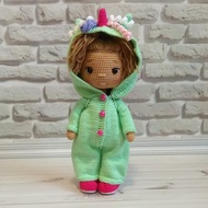 獨角獸服裝娃娃，室內藝術娃娃