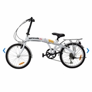Ori Airwalk Expresso Sepeda Lipat 20 Inci 6-Speed - Putih