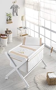 Baby 1377-50 Baby Bed Sheet, Winter Bed Sheet, Mother of Pearl, Size 86 x 100 cm