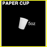 ⭐ ☩ ∈ 50pcs. Paper Cup white disposable  (22oz, 16oz, 12oz, 8oz, 6.5oz, 5oz, 4oz, 3oz, 2.5oz)