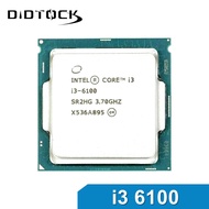 Intel | Intel Core i3 6100 3.7GHz 3M Cache Dual-Core 51W CPU SR2HG Socket LGA 1151 Desktop Processor