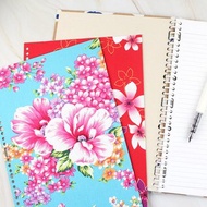 Chuyu A4/13K 27孔花布封面組/DIY活頁筆記/活頁花布封面板