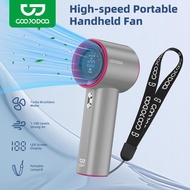 GOOJODOQ Mini Fan 8000 mAh Turbo Fan USB Handheld Fan Portable Mini High speed  Fan