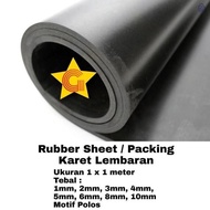 Rubber Sheet / Packing Karet Lembaran 100x100cm 3-6mm Polos
