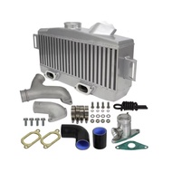 Top-Mount Intercooler Y Pipe Hose Kit For 08-20 Subaru WRX STI EJ255 EJ257+BOV