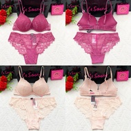 La Senza Original Bra Set Hello Sugar Push Up Thick Size 32A/S 32B/S 32C/S 34A/S,M 34B/S,M 34C/M 36A