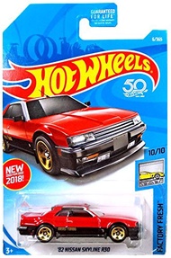 2018 50th Anniversary Factory Fresh '82 Nissan Skyline R30 6/365, Red