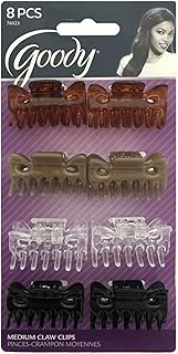 Goody 8 Claw Clips Pinces Hebillas Model #76023