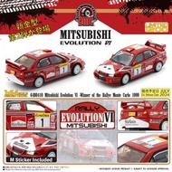 （全新現貨）BMC 1/64 MITSUBISHI EVOLUTION VI RALLY EVO VI evo6 限量1200pcs