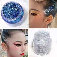 【Ready Stock】98%好评率头发亮片啫喱闪片闪粉六一儿童舞台妆表演专用身体化妆亮晶晶拉丁98% positive review rate Hair sequin gel glitter po
