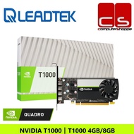 Leadtek NVIDIA QUADRO T1000 GDDR6 Workstation Graphic Card - 4GB/8GB