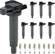 Ignition Coils & Iridium Spark Plugs for Toyota Lexus 4Runner Tundra Sequoia Land Cruiser GS430 GX47