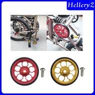 [Hellery2] for Folding Bike 61mm Rolling Wheel for Transport Walking Pushing
