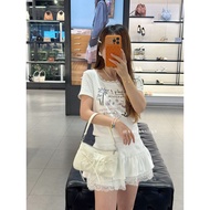 [Shanshan's Non-Refundable] CK Pleated CK2-20151673Bow Ballet Underarm Bag Messenger Bag