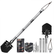 Sekop Cangkul Pacul Mini Lipat Portabel Camping Multifungsi Aluminium Alloy Alat Berkemah Kemah Berk