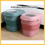 FOLDABLE RICE CONTAINER 5-30 KG | Bekas Beras | READYSTOCK✔️
