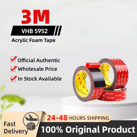 Original 3M VHB 5952 Mounting Acrylic Tape Double Sided Tape Heavy Duty Waterproof Adhesive Strips T