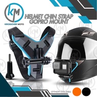 MOTORCYCLE HELMET CHIN STRAP GO PRO MOUNT [KM]