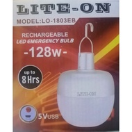 RECHARGEABLE USB LED BULB EMERGENCY LIGHT BULB 128W