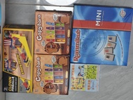 全套桌遊一齊出，包含：
✅ Rummikub Mini 迷你拉密
✅ 水豚Capybara記憶配對卡（2盒）
✅ 小丑彈珠敲牙桌上遊戲
✅ 挺直之旅棋盤
適合小朋友玩、屋企聚會休閒。
正常使用痕跡，配