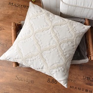Carnival selling Nordic Embroidered Square Sofa Cushion Cover 45x45CM Cotton Embroidered Sofa Cushio