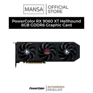 PowerColor RX 9060 XT Hellhound 8GB GDDR6 Graphic Card