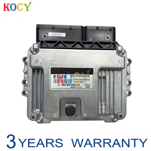 ECU Engine Control Unit for Hyundai ECM MEG17.9.12 39125-2B075 391252B075 39125 2B075 9003100348KD G