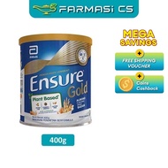 Abbott Ensure Gold Plant Based Almond Flavoured 400g EXP:06/2027 [ lactose free, vitamins & minerals