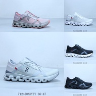 Cloud X4 AD Running Shoes Unisex Breathable Mesh Black White 2025 3NWJ JX0U