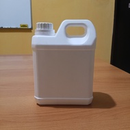 PUTIH 1 Liter Jerry Can White Box Seal / 1000ml Seal Jerry Can White Box / White HDPE Jerry Can Seal