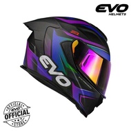 EVO Gt-Pro Renegade One Dual Visor Full Face Helmet With Free Clear Lens