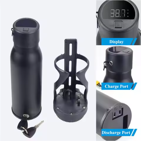 20pcs 18650 cells 10S2P Ebike battery pack box for 24V 36V 5.2Ah 7Ah small bottle battery case