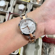 Fossil Kerrigan Two Tone Rose Gold Dial Quartz Watch for Women