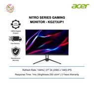 Acer Nitro Gaming Monitor KG273UP1 KG273UP1 (27/IPS/2K/144Hz/1ms/HDMI/DP/SPK) UM.HX3SM.102