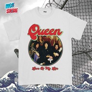 AigoStore Kaos Band Vintage Queen 80s - Baju Band Queen