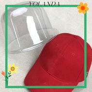 YOLAN Bucket Hat Storage , Inner Support 50-57cm Baseball Hat Display Rack,  Transparent Cover PVC B