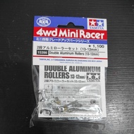 Tamiya 15398 double aluminum Rollers 13-12 silver