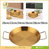 [Ihoce] Korean Ramen Pot Seafood Pot Household Stockpot Fast Heating Travel Golden Double Handle Instant Noodle Pot Kimchi Soup Pot