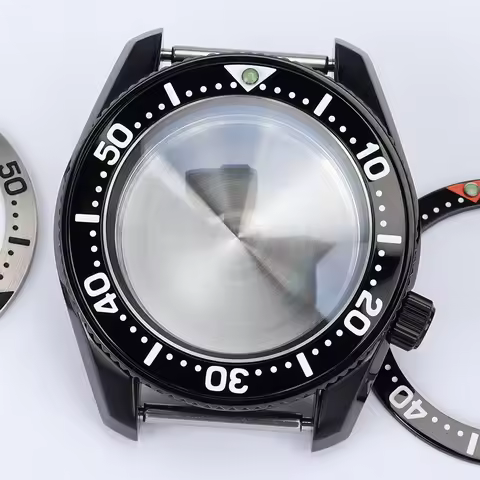 Modified SPB185/SPB187J1 Black Case 42mm NH35 Watch Case StainlessSteel Bracelet For Seiko NH35 NH36