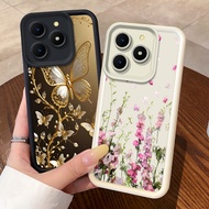 For Realme C63 4G/C61/Realme Narzo N63/Realme C65S Phone Case Cute Flower Cartoon Fashion Back Cover