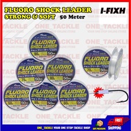 I-FIXH 368 FLUOROCARBON SHOCK LEADER FISHING LINE (50m+10m)