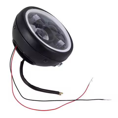 Modified Motorcycle LED Headlight GN125 Headlight 5.75 Inch Retro Headlight Aperture Headlight