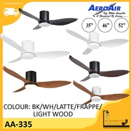 Aeroair AA-335 DC Motor Ceiling Fan with Led light 35/46/52 inch