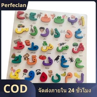 Arabic Alphabet Words Puzzle Jigsaw Puzzle Hand Grip Blocks